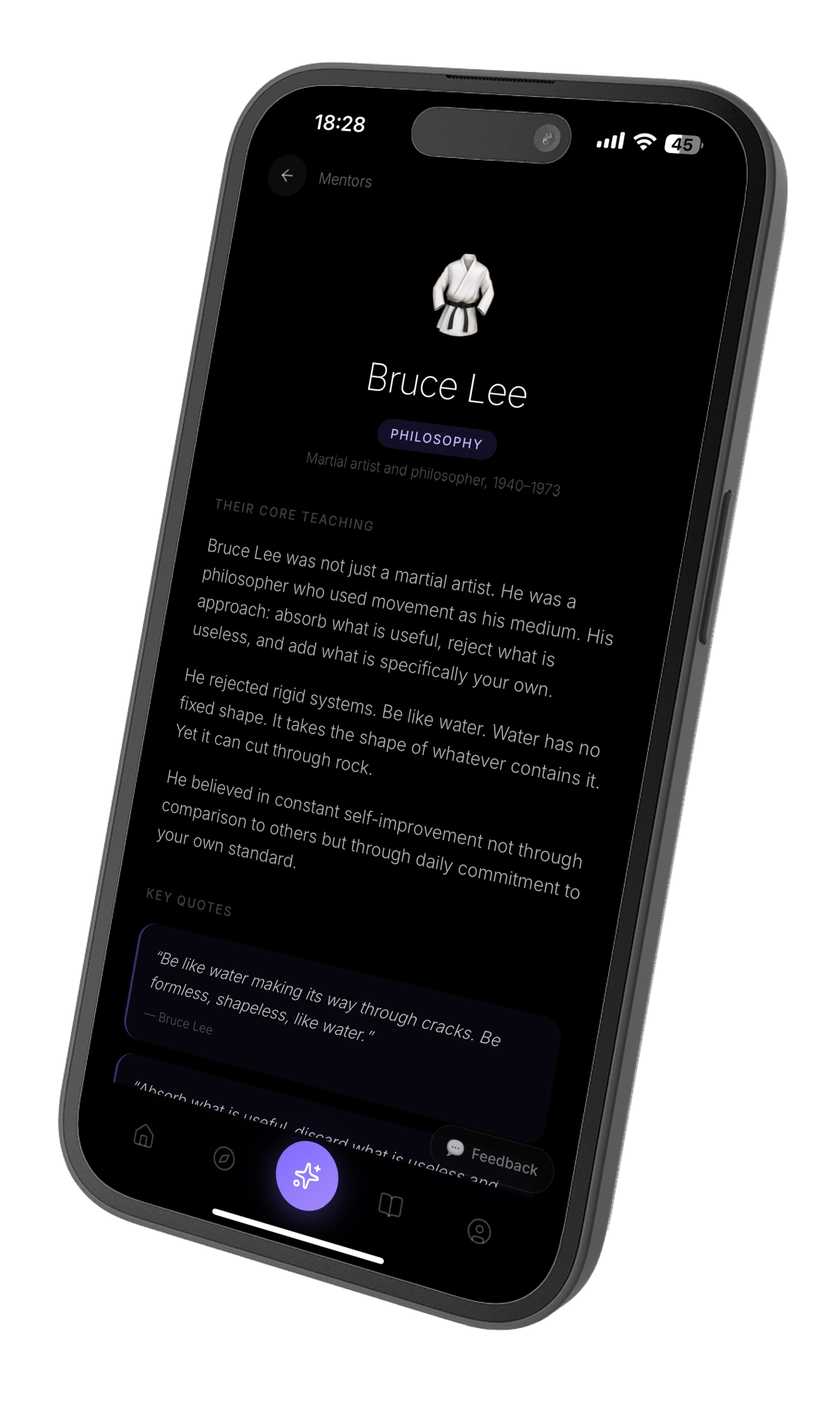 Bruce Lee mentor profile